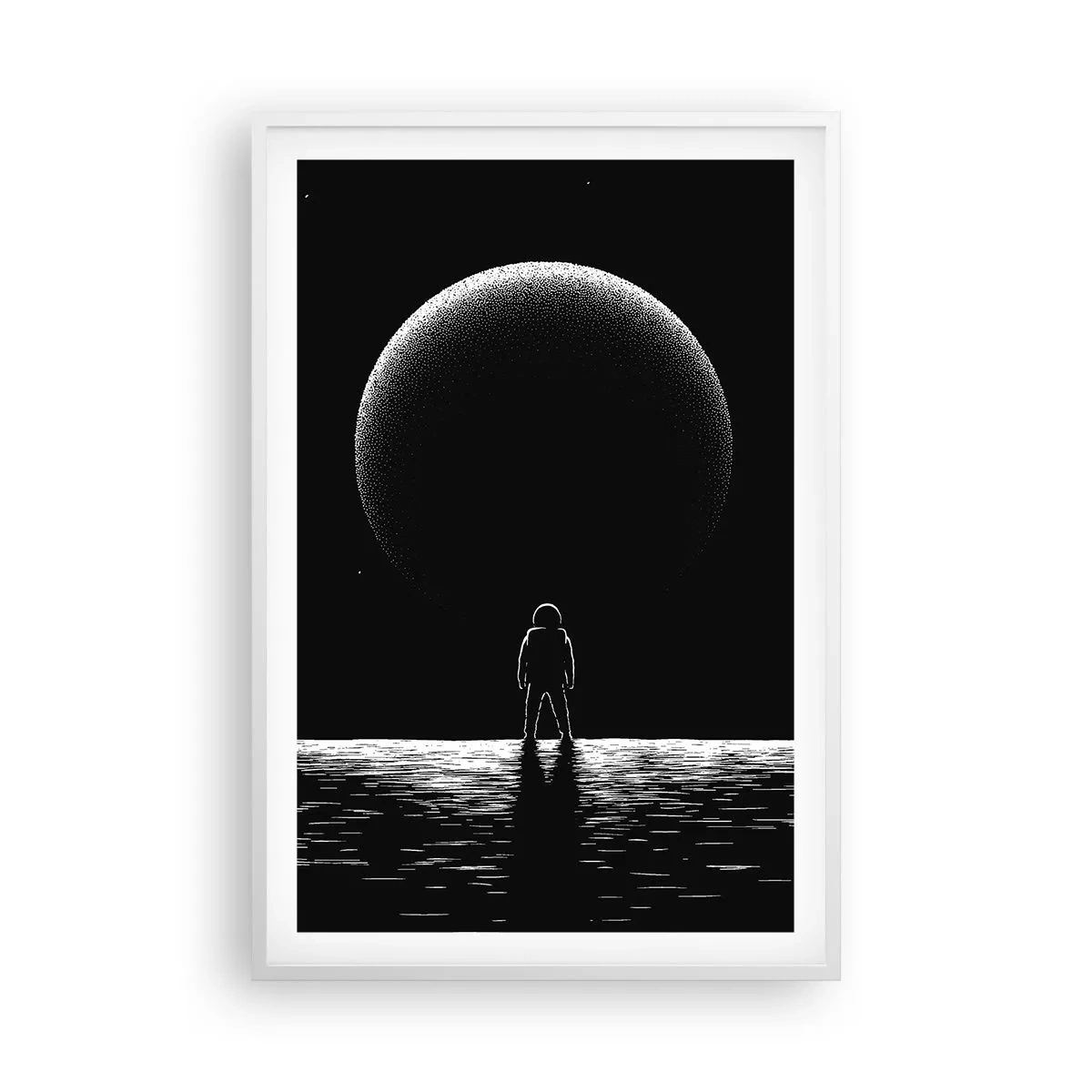 Poster în ramă albă - Față în față - 61x91 cm