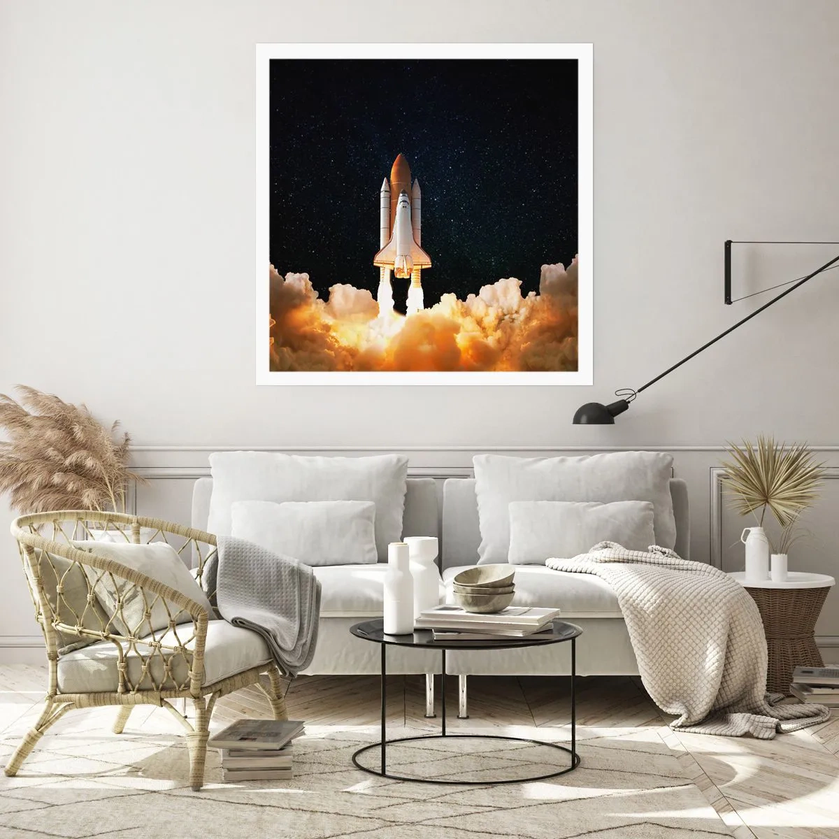 Poster - Ad astra! - 40x40 cm