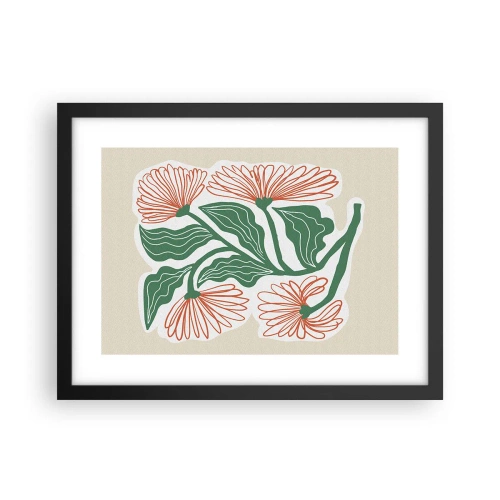 Poster în ramă neagră - Folclor modern - 40x30 cm