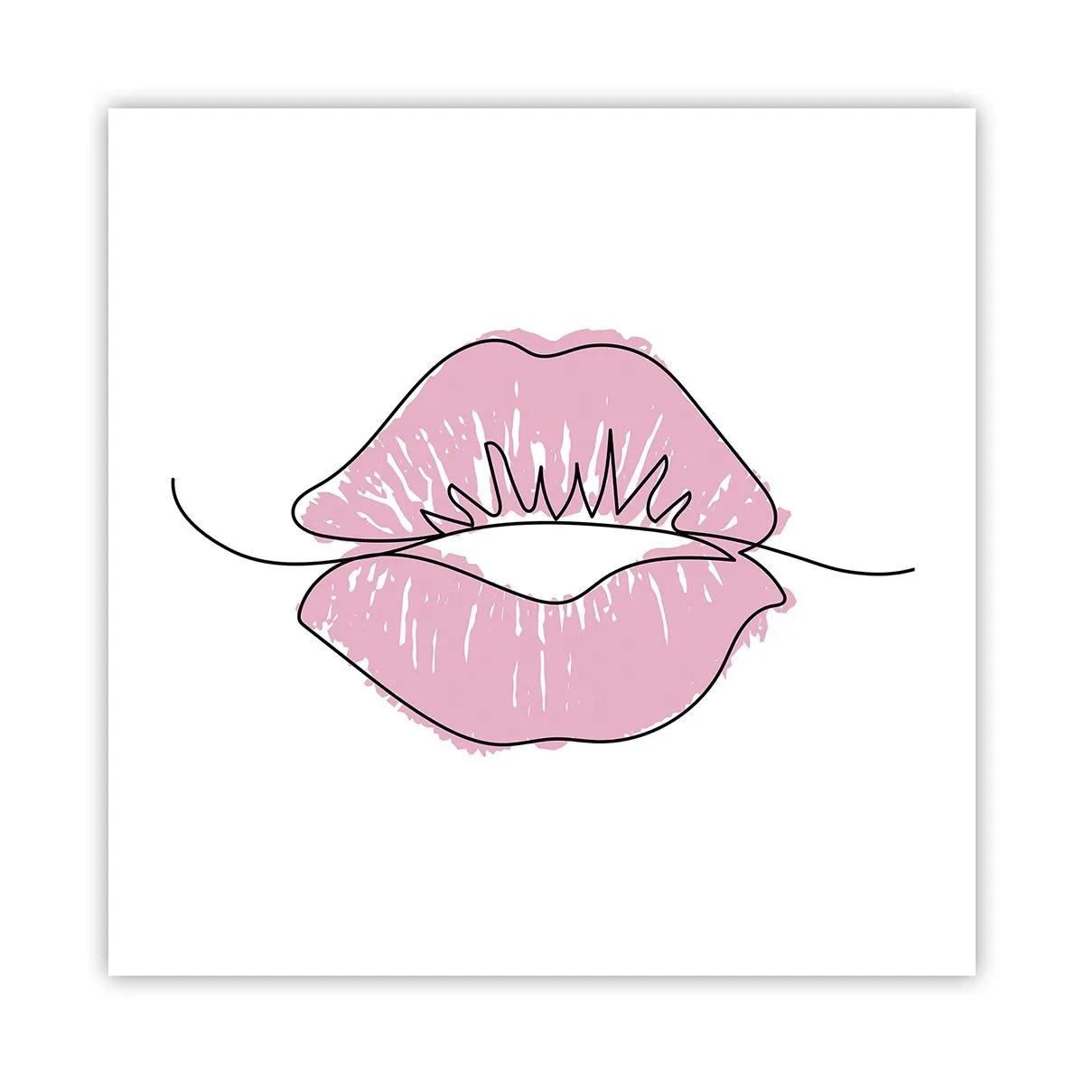 Poster - Vrei un sărut? - 50x50 cm