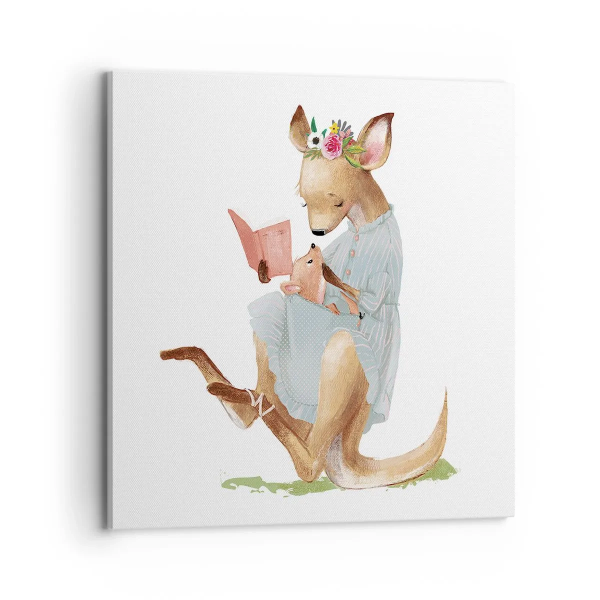 Tablou pe pânză - Citește-mi, mamă - 70x70 cm