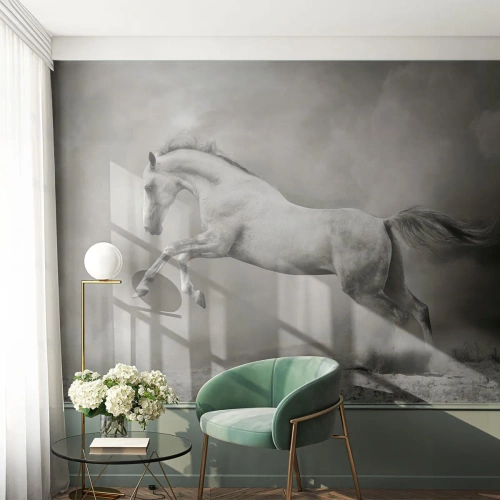 Fototapetă personalizată Premium Canvas - Între veghe și visare - Animale, Cal, Natură