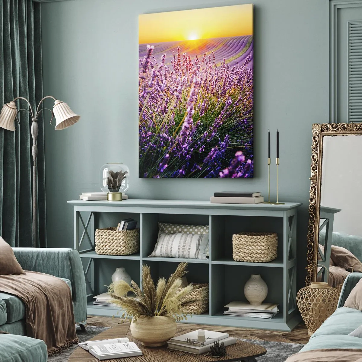 Tablou pe pânză - Câmpul parfumat - 50x70 cm