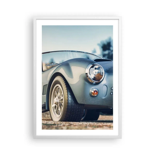 Poster în ramă albă - Pentru că stilul contează - 50x70 cm