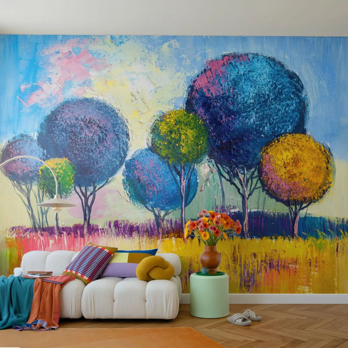 Tapet Standard Eco - Sfera - forma unui ideal - Abstracția, Peisaj, Grafică - 400x280 cm