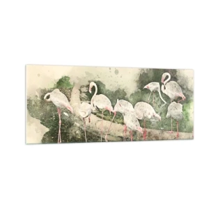 Tablou pe sticlă - Un vis exotic - 100x40 cm