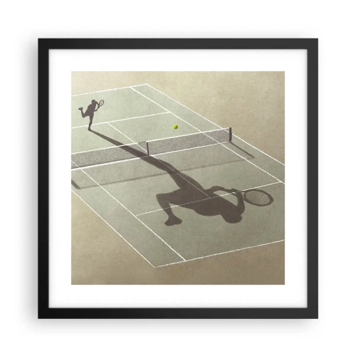 Poster în ramă neagră - Învinge-te pe tine însuți - 40x40 cm