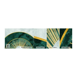 Mostră tapet autocolant Deluxe Sticker - Un alt sistem solar - Art Deco, Modern, Abstracția - 100x30 cm