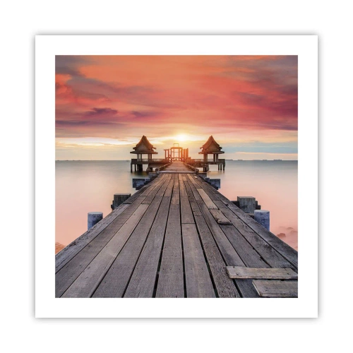 Poster - Vestul la est - 50x50 cm
