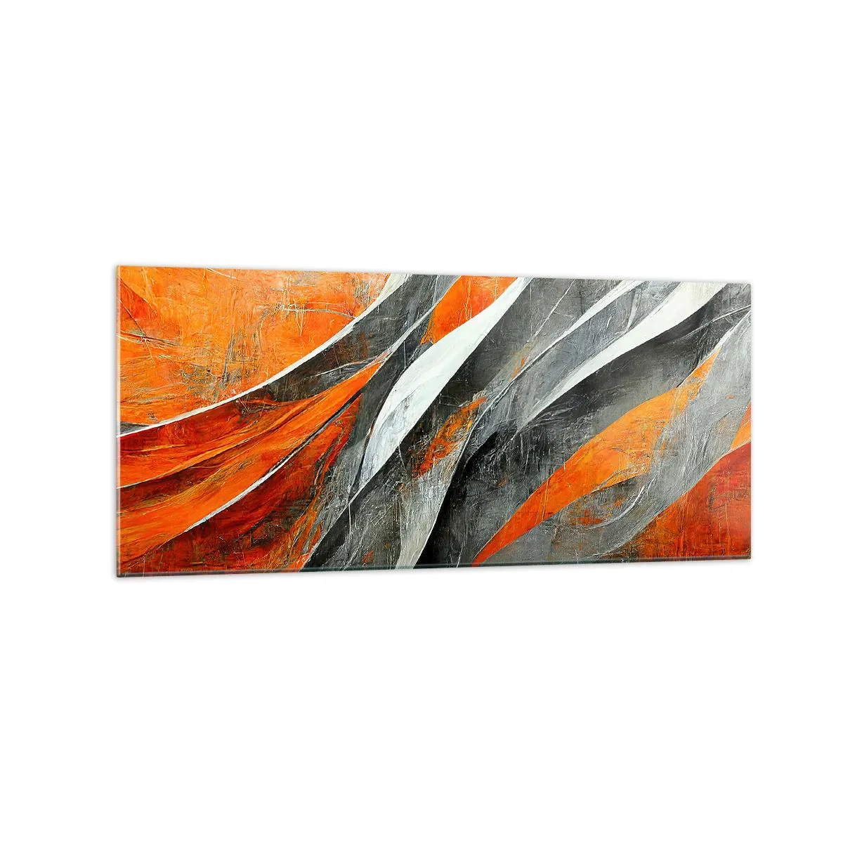 Tablou pe sticlă - Căldură și frig - 120x50 cm