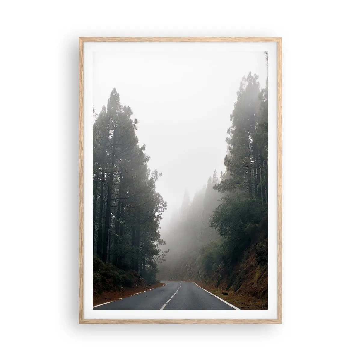 Poster în ramă de stejar deschis - O poveste din Pădurea Magică - 70x100 cm