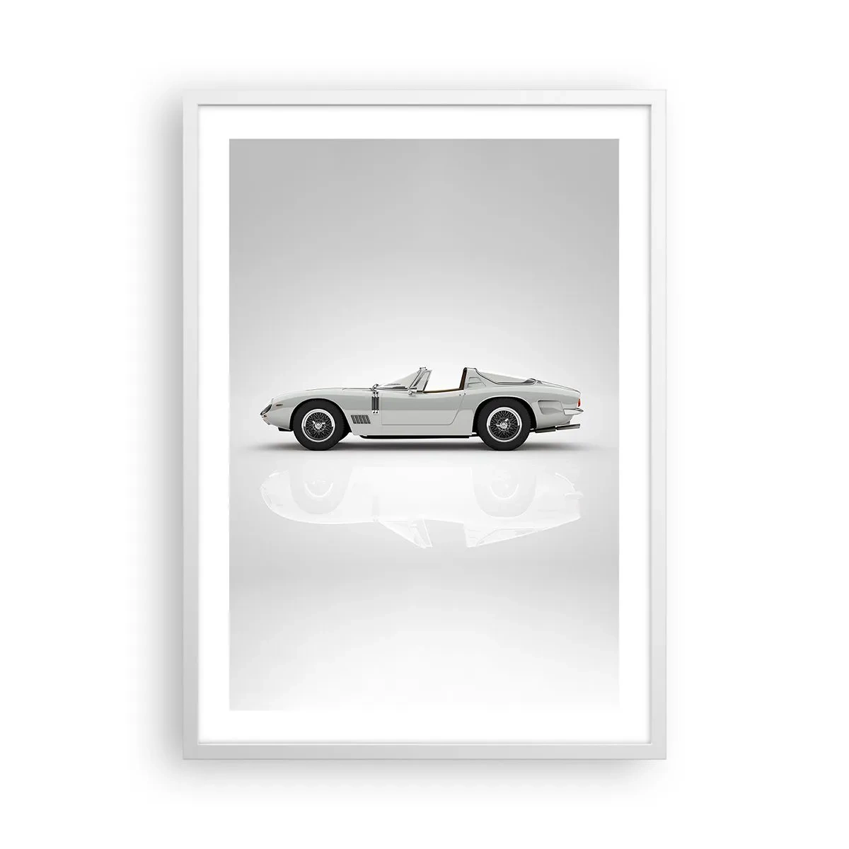 Poster în ramă albă - Promisiunea distracției - 50x70 cm