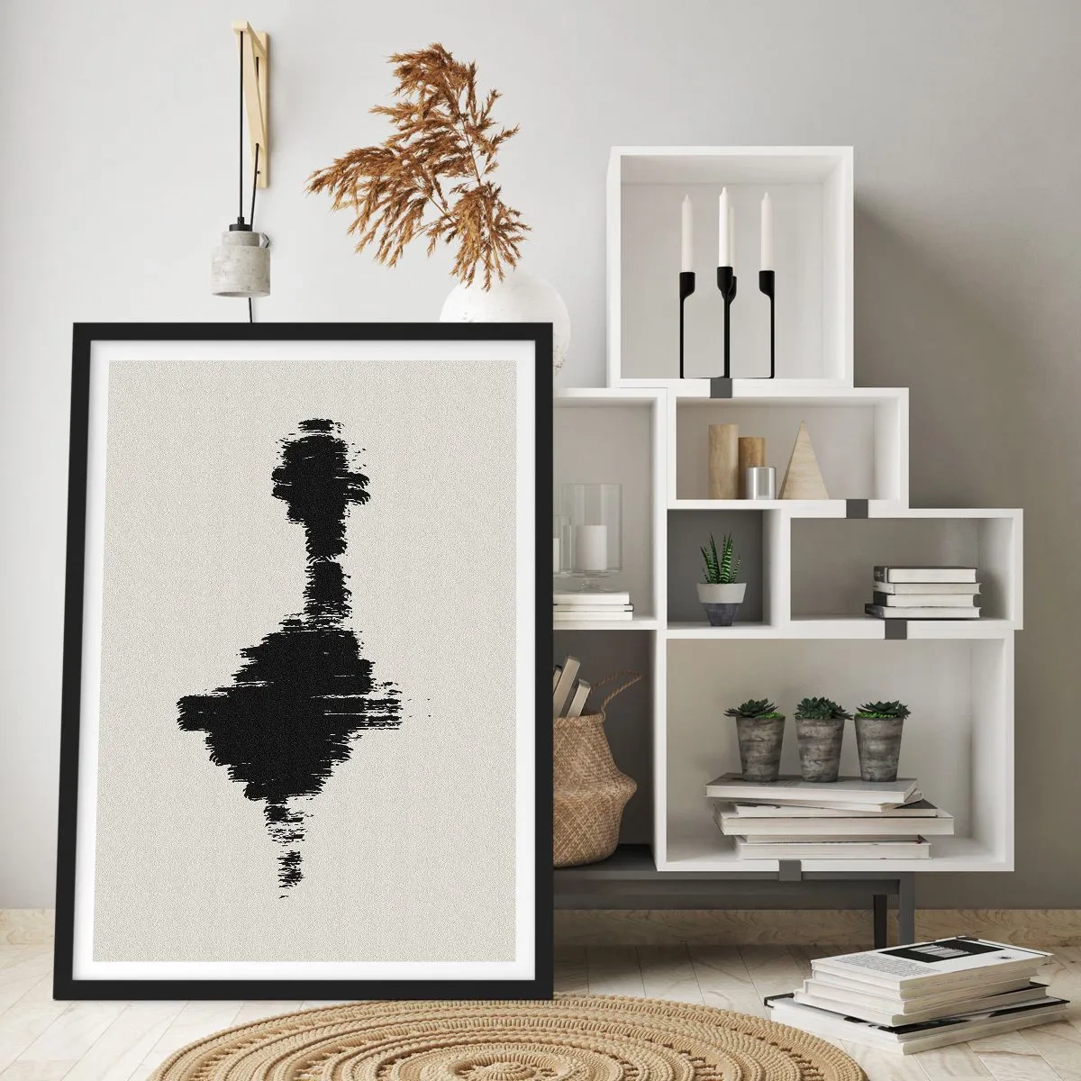 Poster în ramă neagră - Vibrațiile imaginației - 61x91 cm