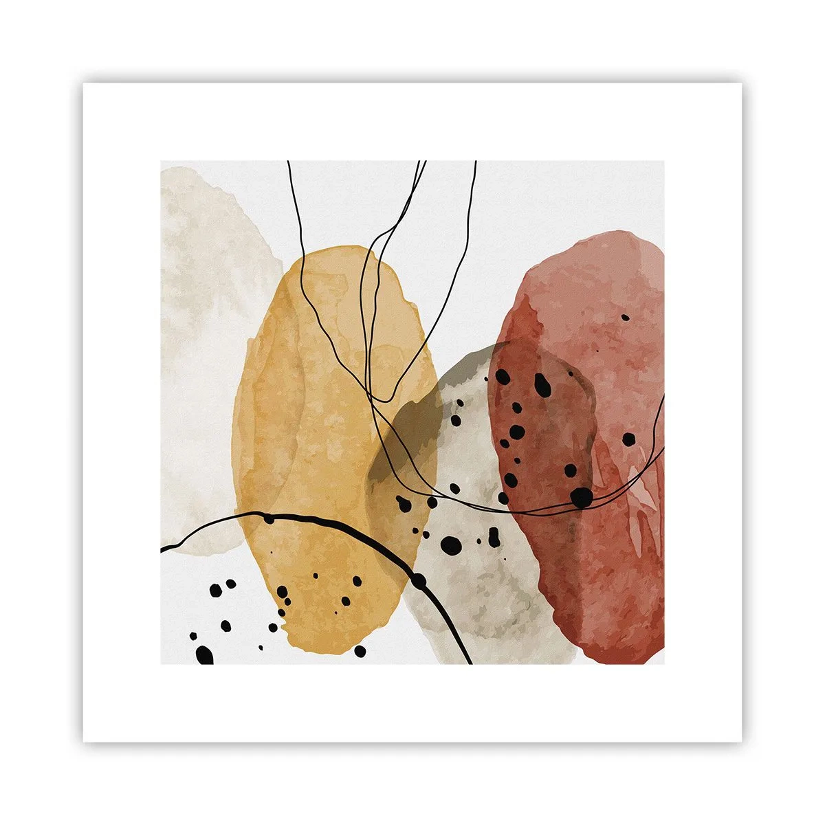 Poster - Ca aerul, limpezi și ușoare - 30x30 cm