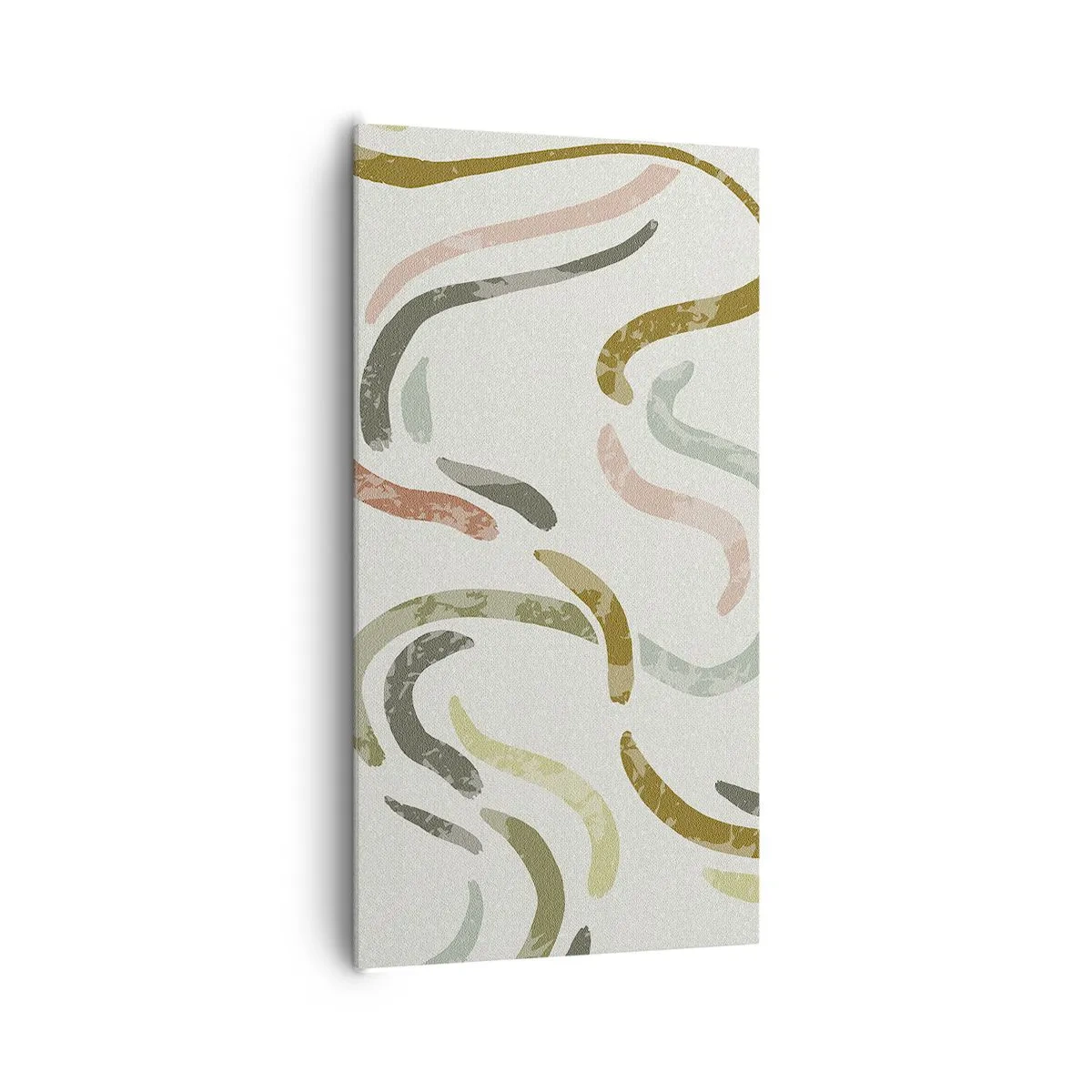 Tablou pe pânză - Dansul vesel al abstracției - 65x120 cm