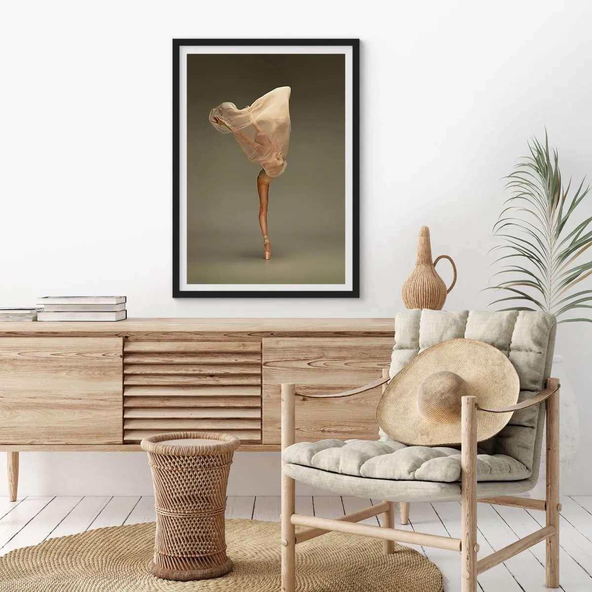 Poster în ramă neagră - Pe cale să zboare - 61x91 cm