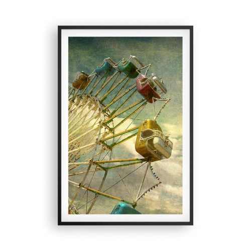 Poster în ramă neagră - Hai la distracție… - 61x91 cm