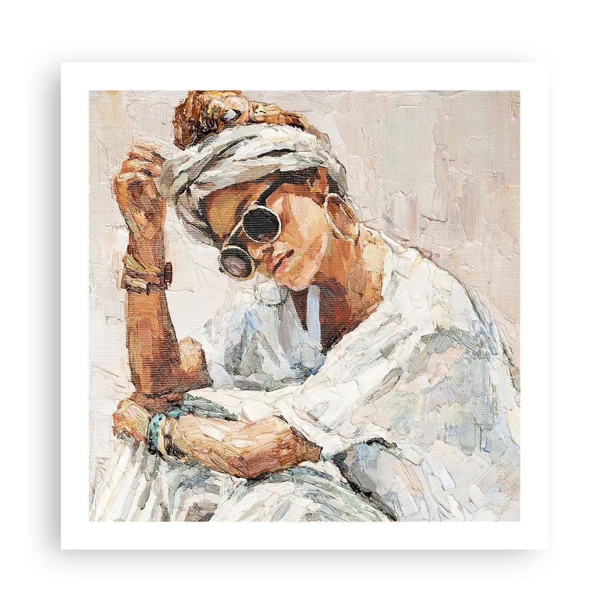 Poster - Portret în plin soare - 60x60 cm