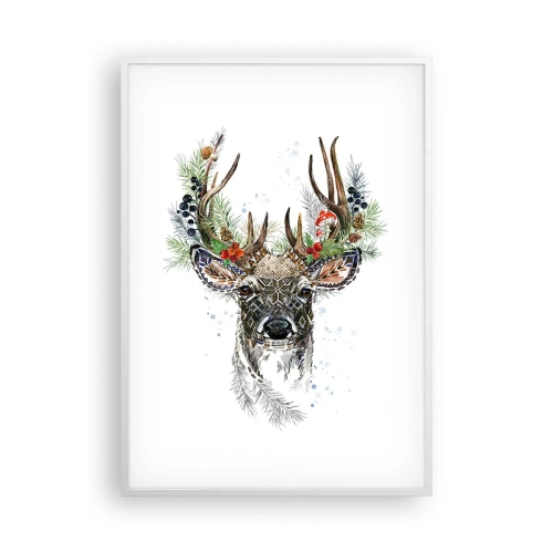 Poster în ramă albă - În ținută festivă - 70x100 cm