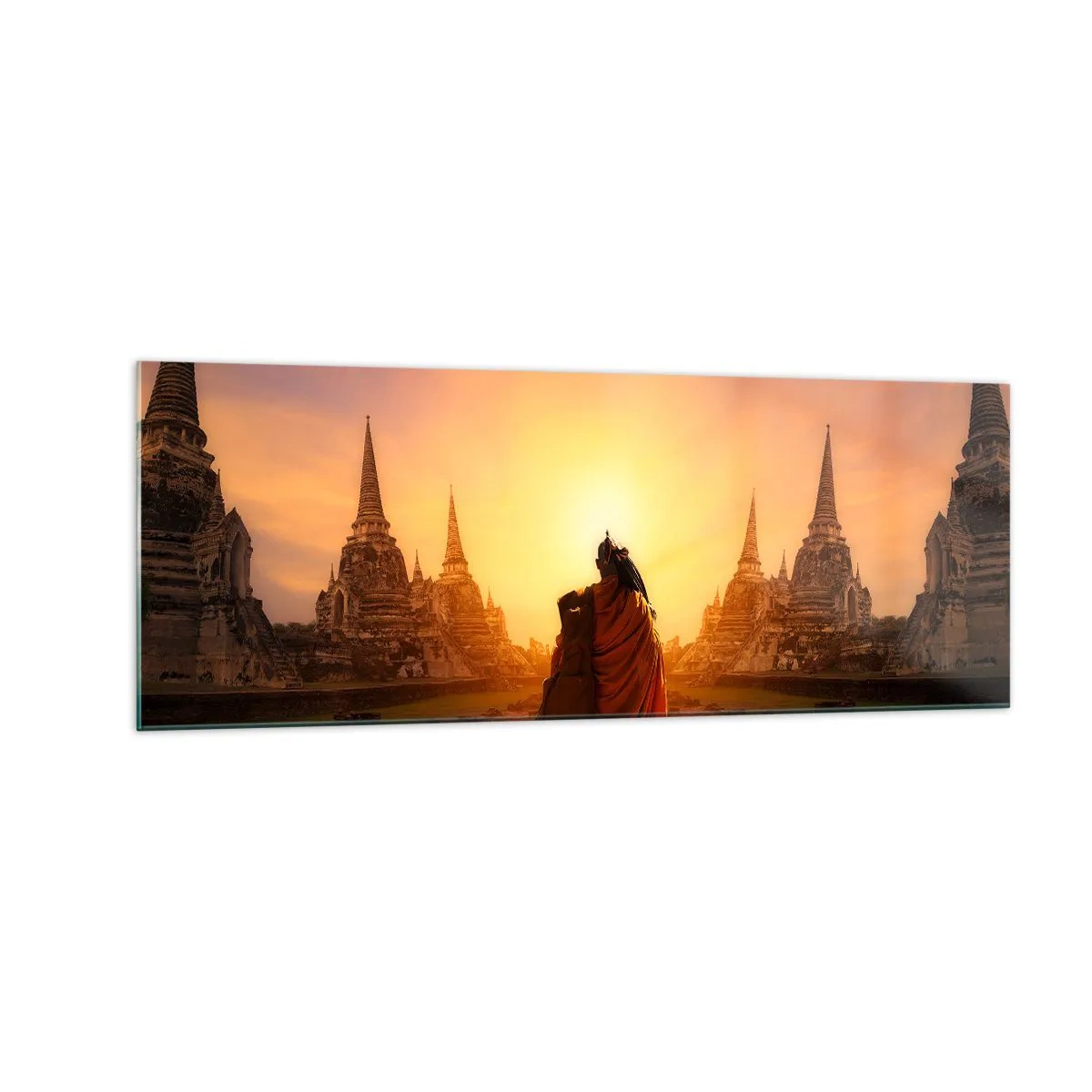 Tablou pe sticlă - În pace prin eternitate - 140x50 cm