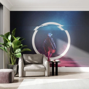 Tapet Premium Canvas - Între lumi - futurist, Astronaut, Cosmos - 450x315 cm