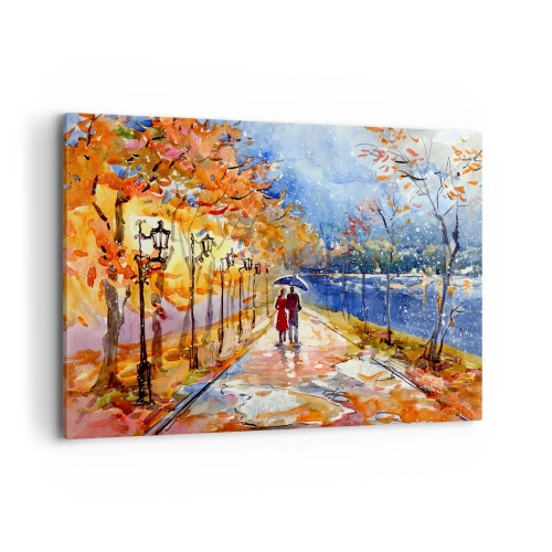Tablou pe pânză - Împreună până la limita de timp - 120x80 cm