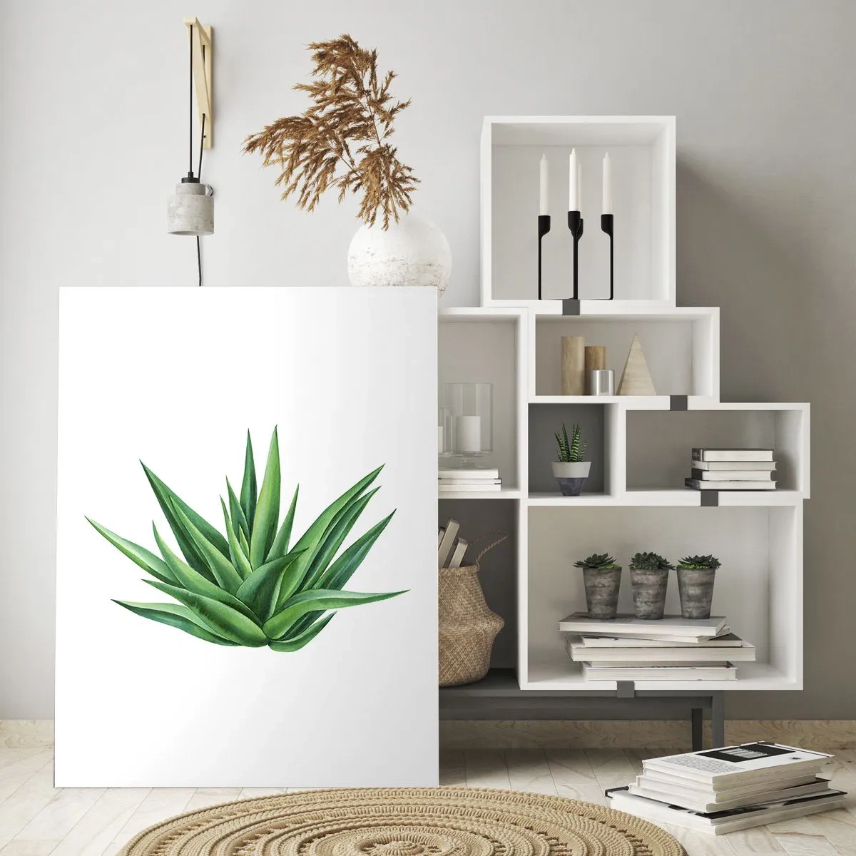 Tablou pe sticlă - Verde - putere - viață - 50x70 cm