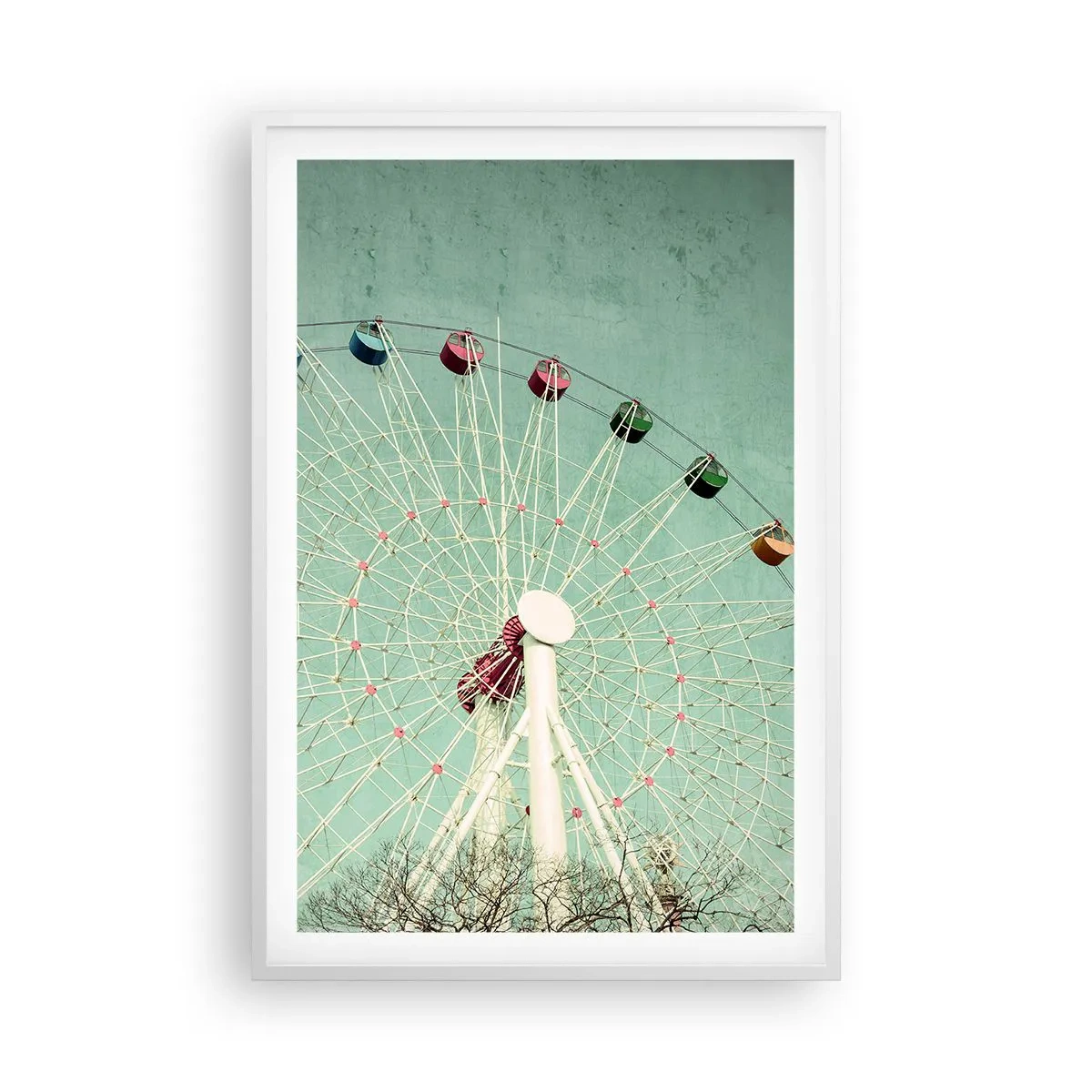 Poster în ramă albă - Poftim la joacă - 61x91 cm