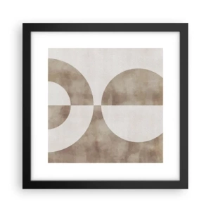 Poster în ramă neagră - Similitudini și diferențe - 30x30 cm