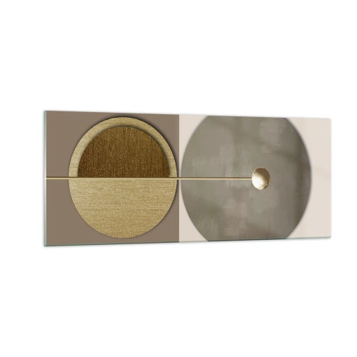 Tablou pe sticlă - Echilibru perfect - 100x40 cm