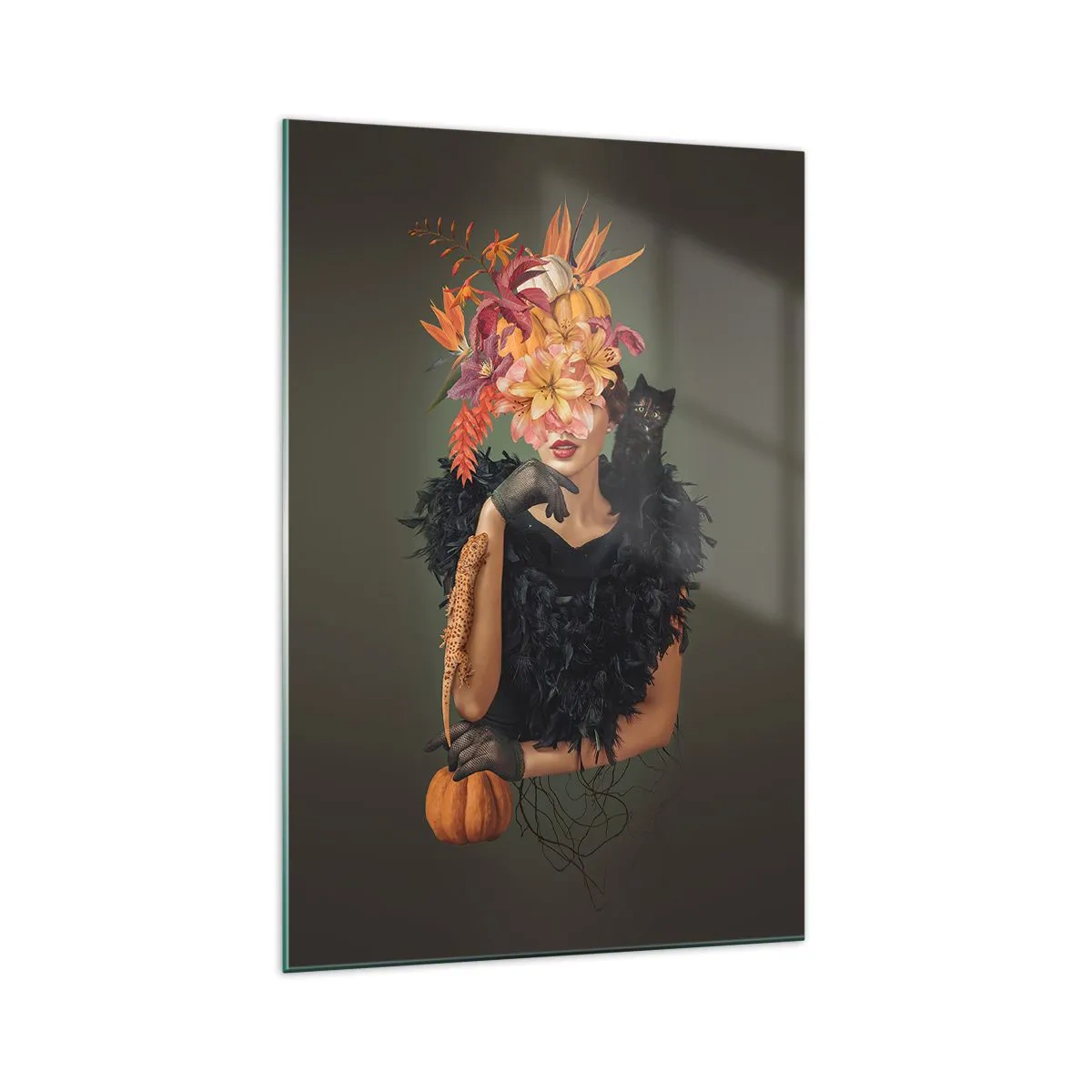 Tablou pe sticlă - Magia vrăjitoarei - 70x100 cm