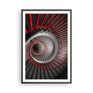Poster în ramă neagră - Jocuri arhitecturale - 61x91 cm