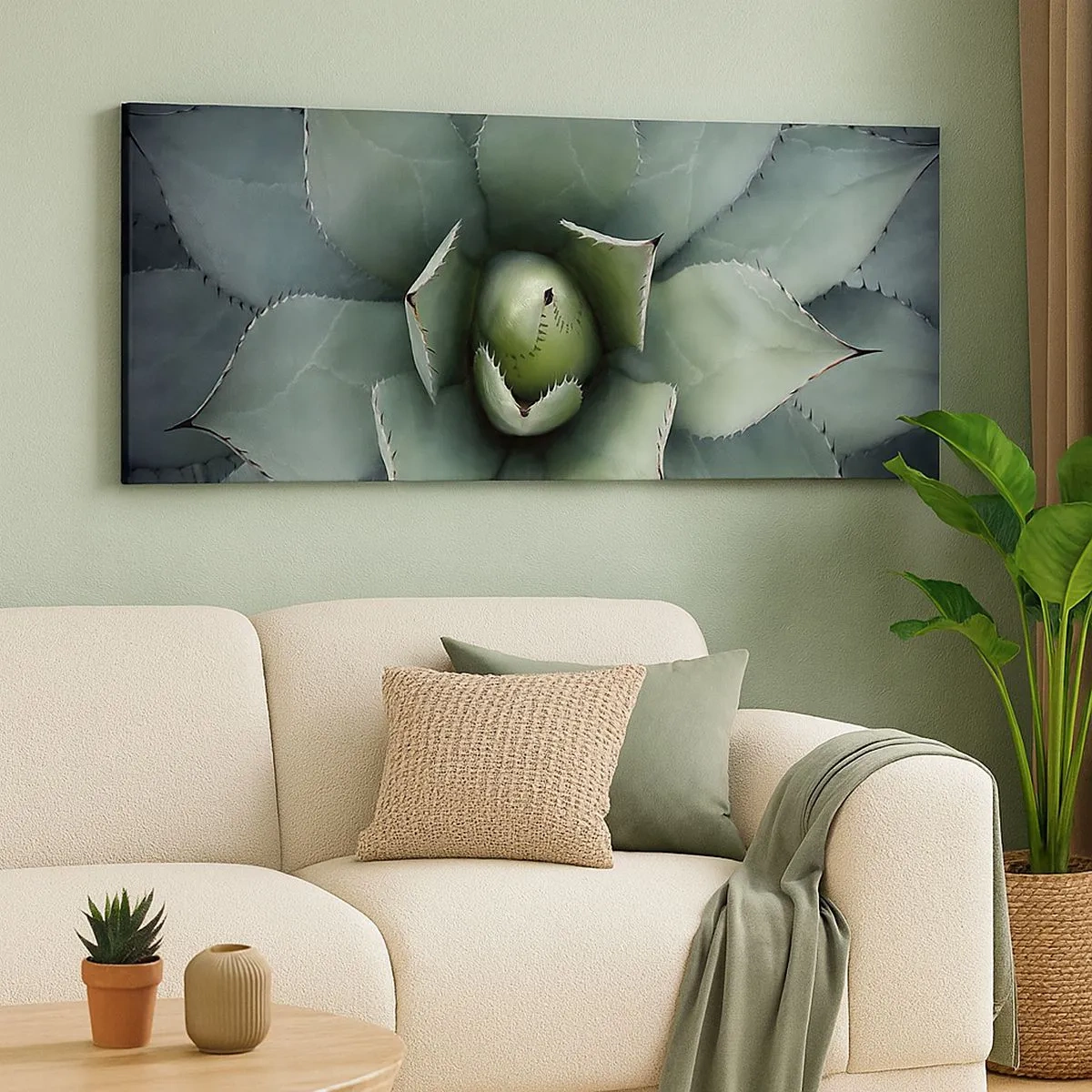 Tablou pe pânză - Momește și avertizează - 100x40 cm