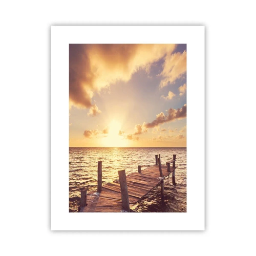 Poster - Tărâmul de aur al blândeții - 30x40 cm