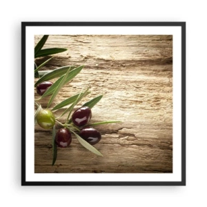 Poster în ramă neagră - Direct din natură - 60x60 cm