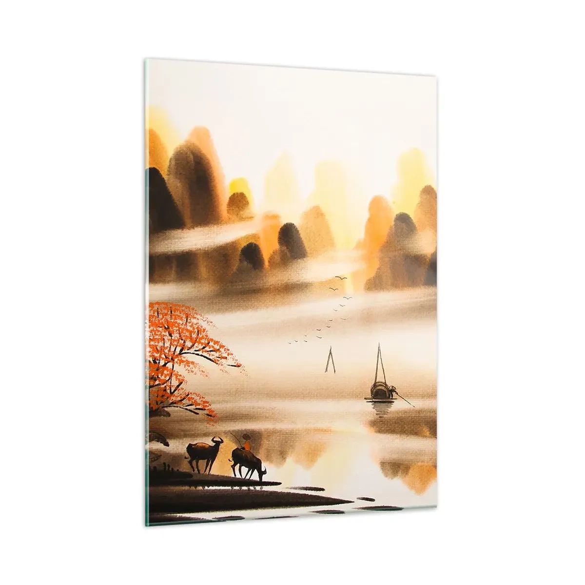 Tablou pe sticlă - Mai departe decât Orientul Îndepărtat - 50x70 cm