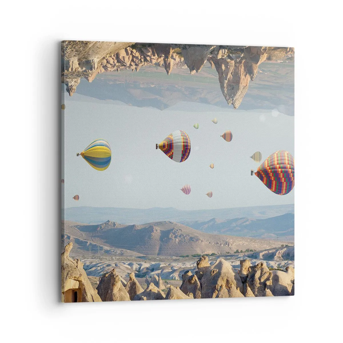 Tablou pe pânză - Orice este posibil aici - 70x70 cm