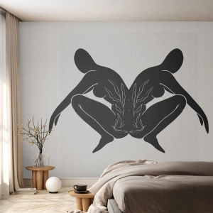 Tapet Premium Sand - Suflet comun - oameni, Minimalist, Gemenii - 100x70 cm