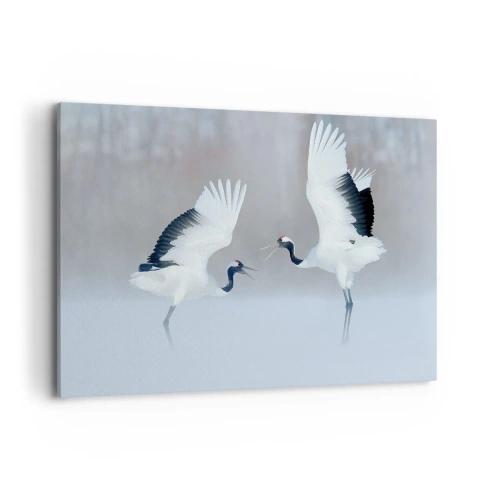 Tablou pe pânză - Dansând în ceață - 120x80 cm