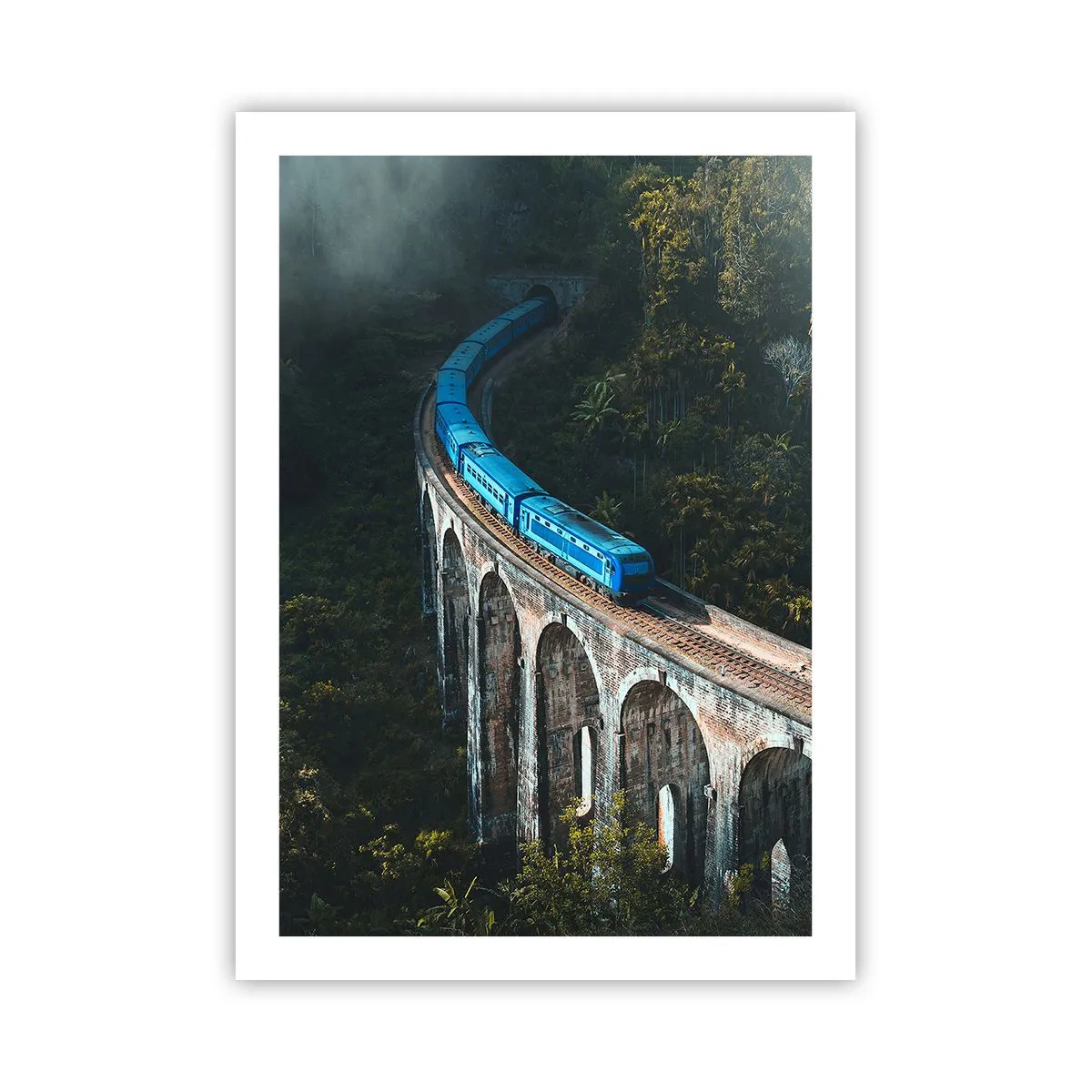 Poster - Cu trenul spre natură - 50x70 cm