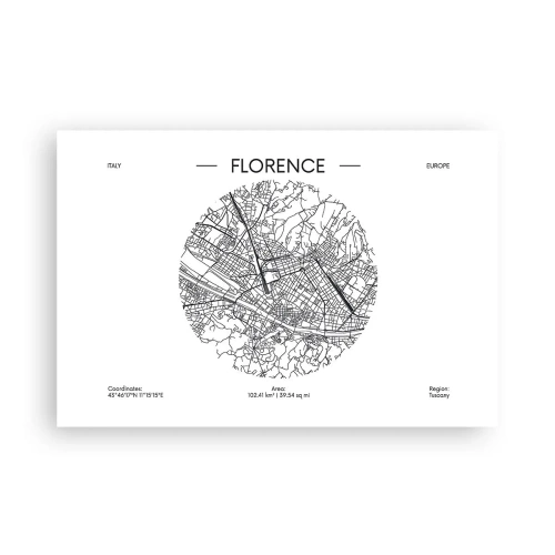 Poster - Anatomia Florenței - 91x61 cm
