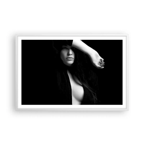 Poster în ramă albă - Școala de seducție - 91x61 cm