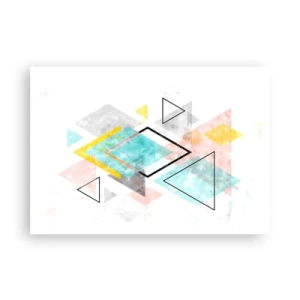 Poster - Joc geometric - 100x70 cm