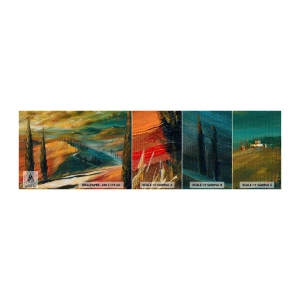 Mostră de Tapet Standard Eco - Peisaj toscan - Peisaj, Toscana, Călătorii - 100x30 cm