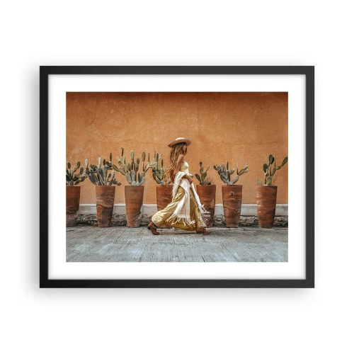 Poster în ramă neagră - În stilul hippie - 50x40 cm