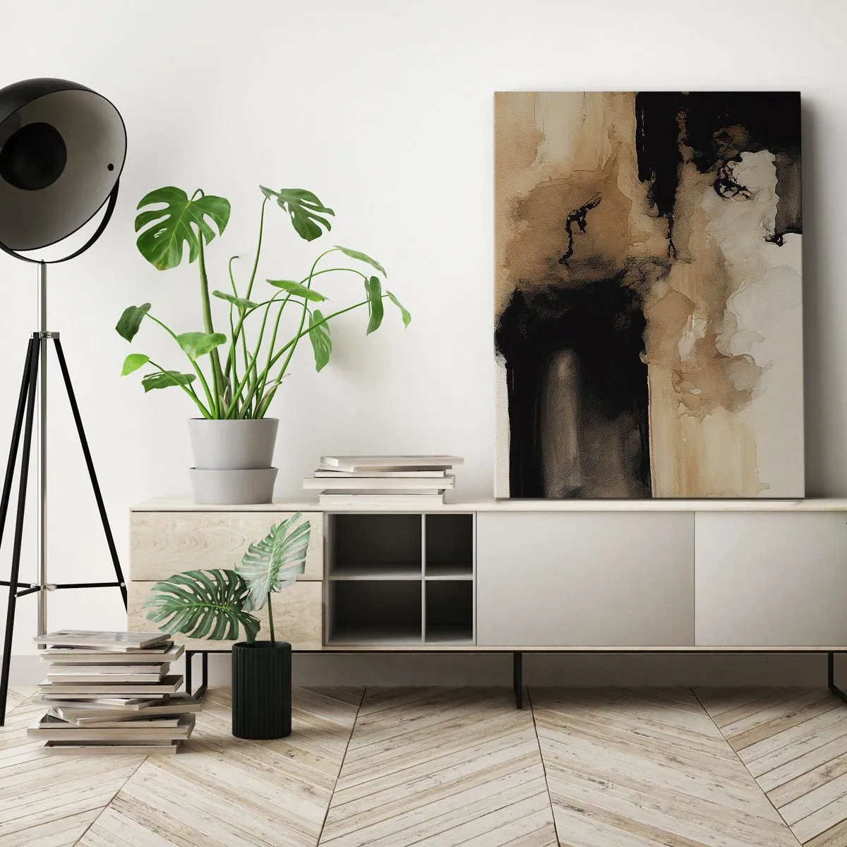 Tablou pe pânză - O abstractizare intrigantă - 50x70 cm