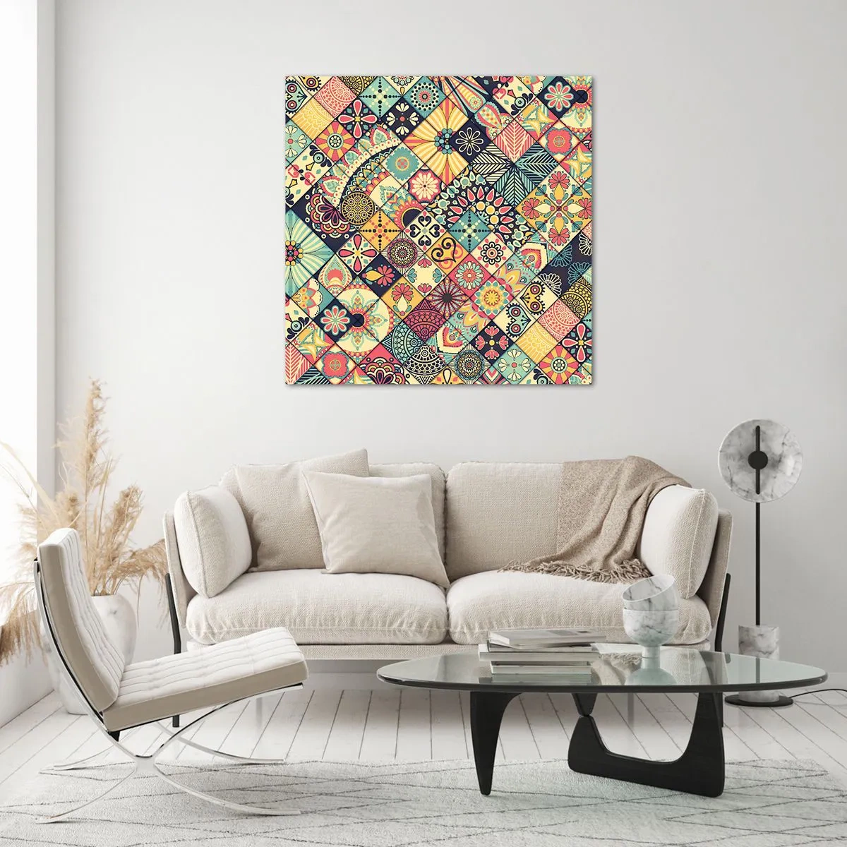 Tablou pe sticlă - Clima marocană - 30x30 cm