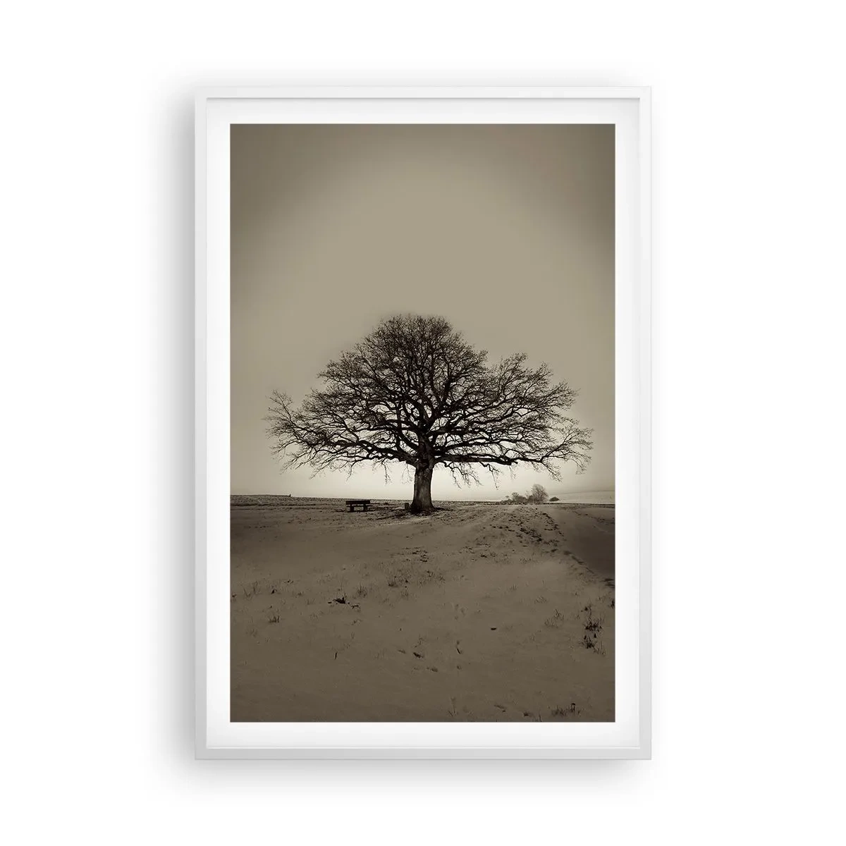 Poster în ramă albă - De aici până în veșnicie - 61x91 cm