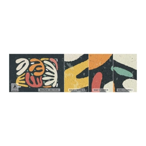Mostră tapet autocolant Deluxe Sticker - Compoziție - te-am prins - Boho, Minimalism, În vârstă - 100x30 cm