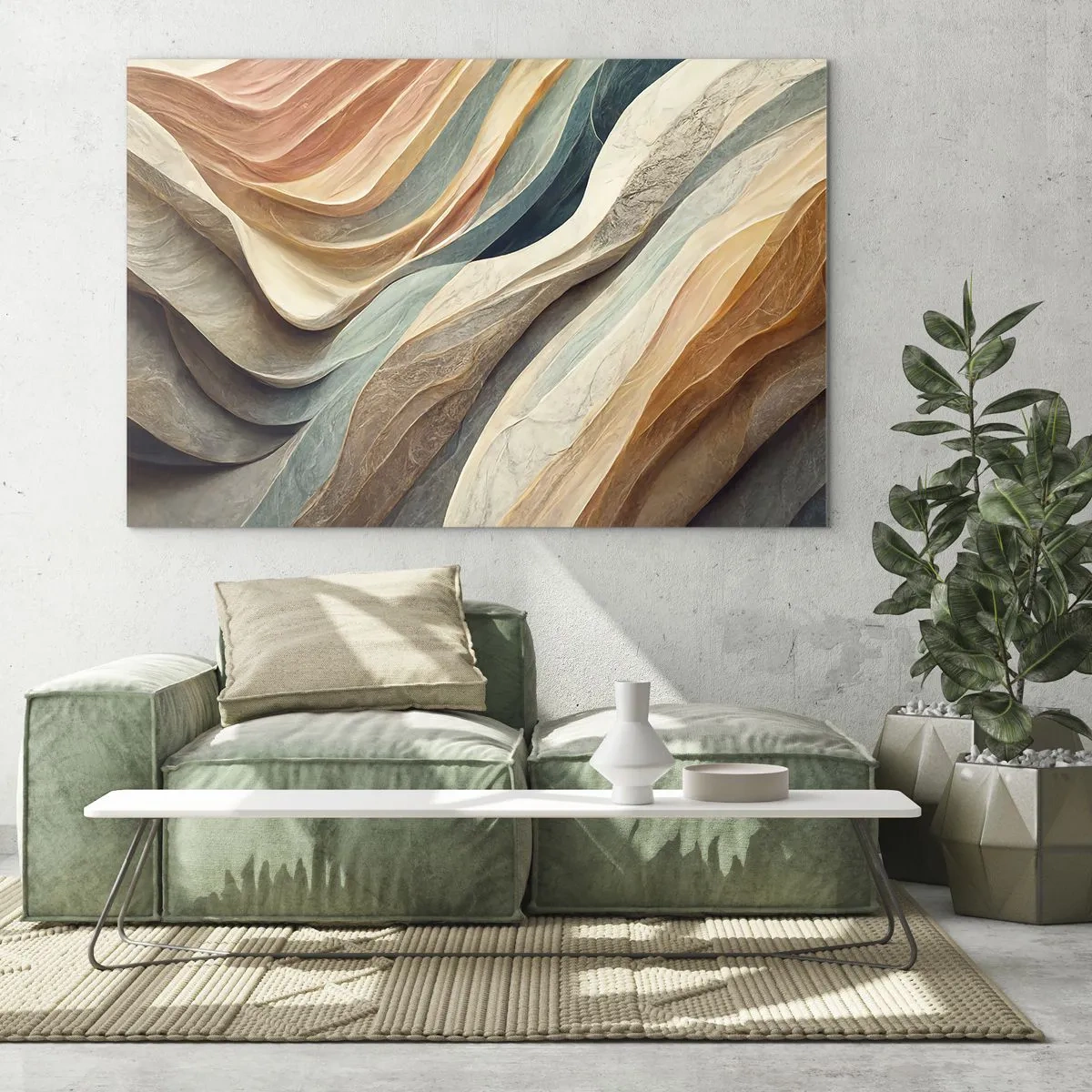 Tablou pe sticlă - Momentul dinaintea schimbării - 100x70 cm